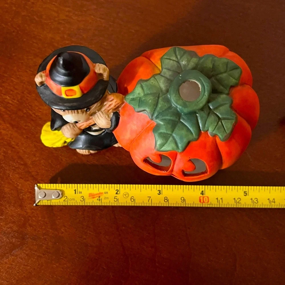Halloween small candles holders figurines.